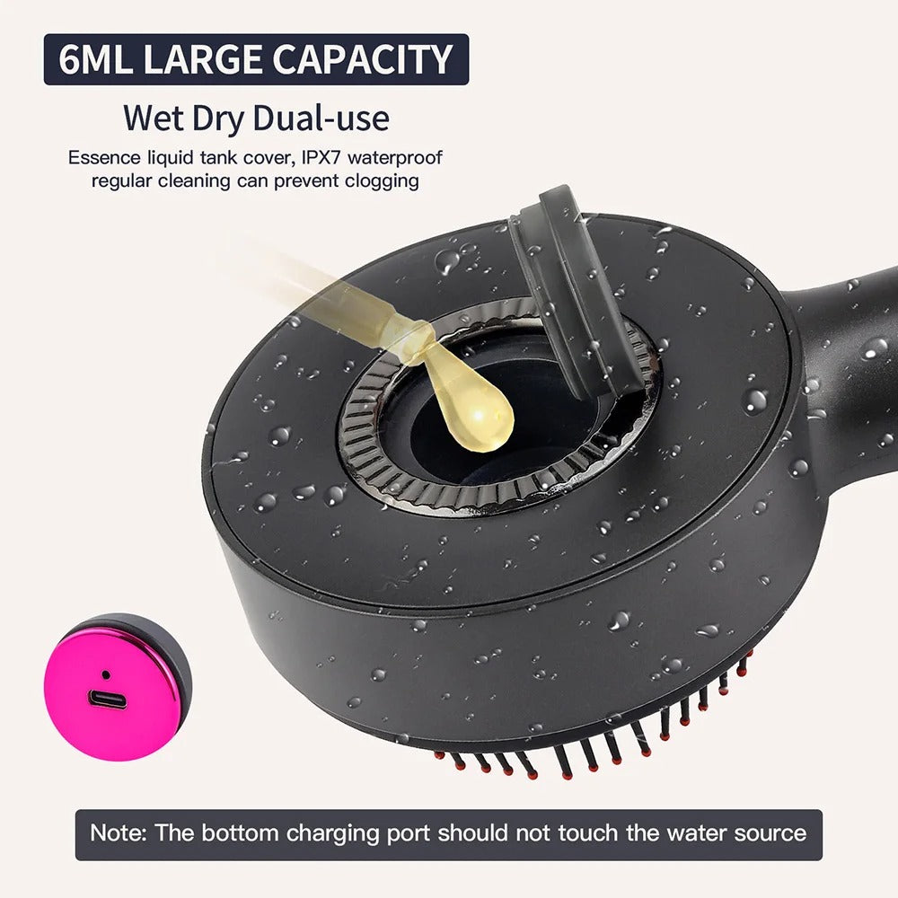 Red Light Therapy Hair Brush