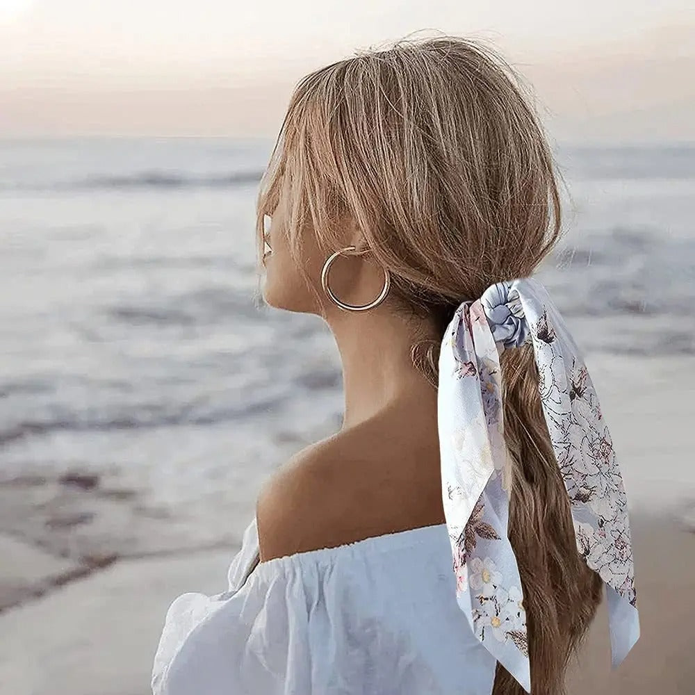 Korean Fashion Dot Scrunchies