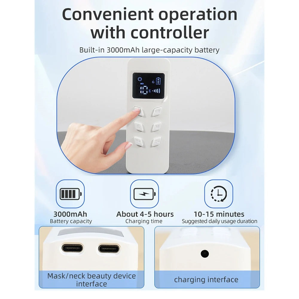 Led Red Light Therapy Mask + Neck Pad
