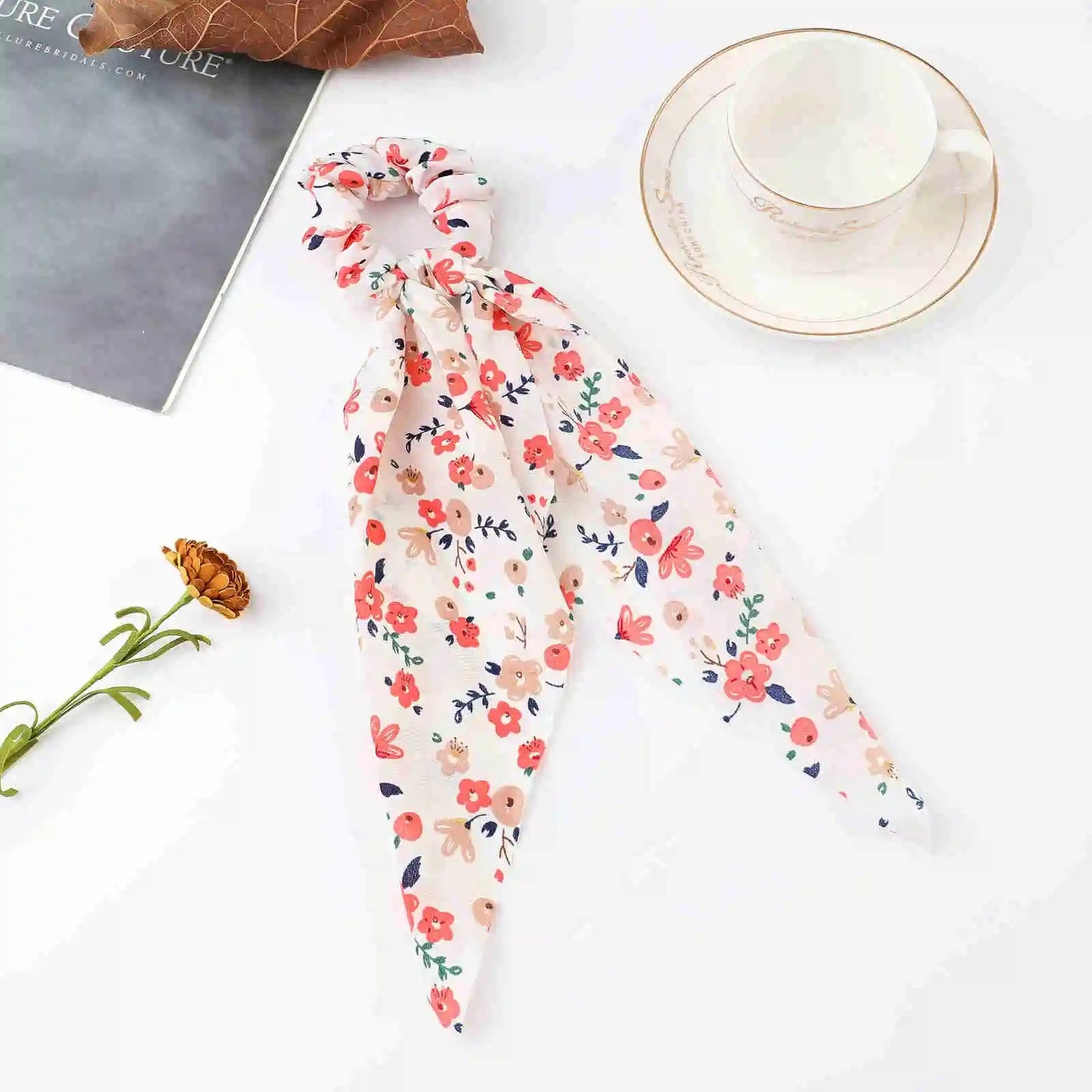 Korean Fashion Dot Scrunchies