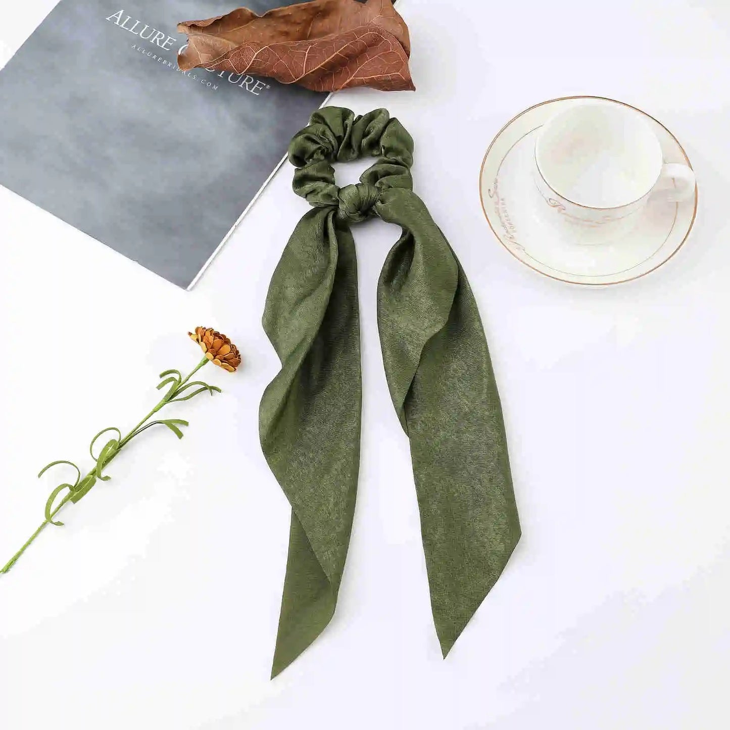 Korean Fashion Dot Scrunchies