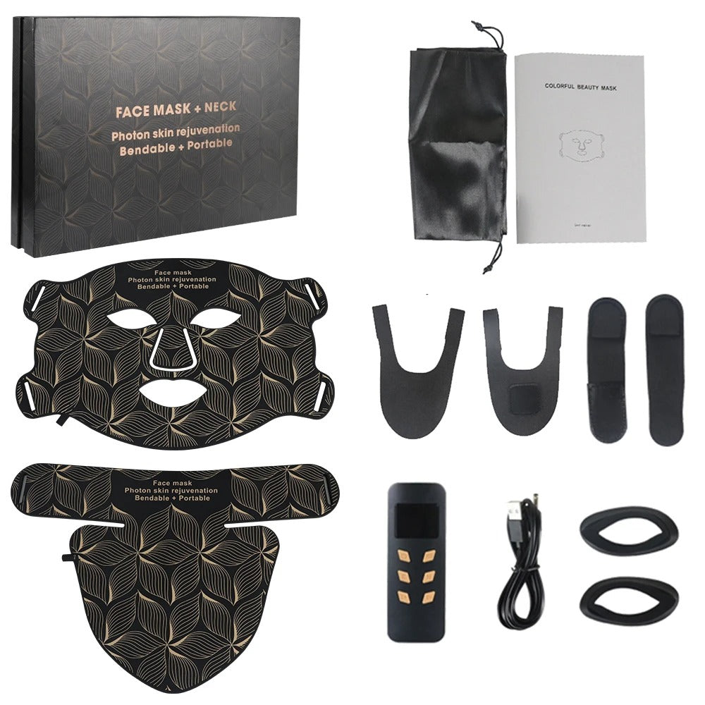 Led Red Light Therapy Mask + Neck Pad